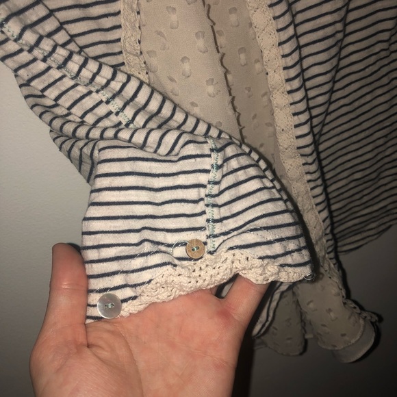 Anthropologie mid sleeve top - Picture 4 of 5